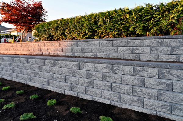 Concrete Retaining Wall Installation in Lenexa