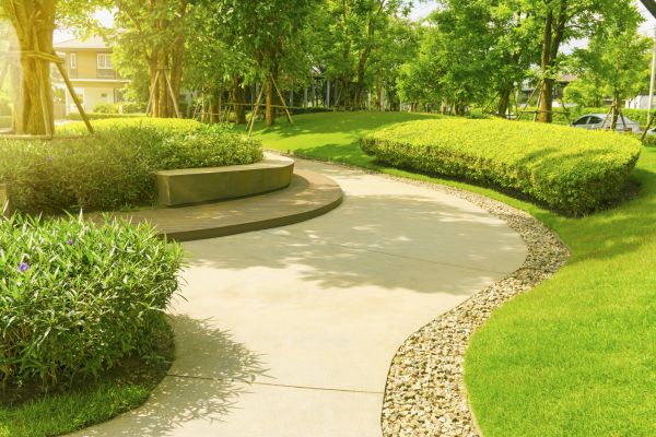 Cement Walkway Installation in Lenexa