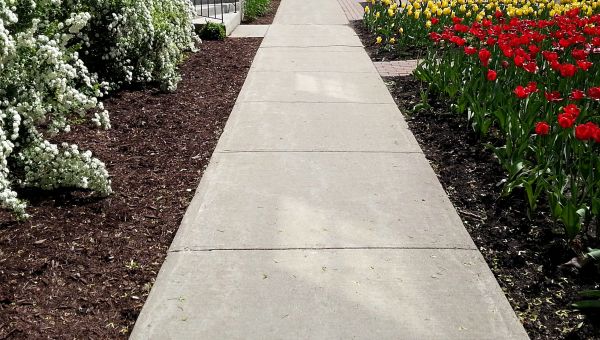 Cement Sidewalk Installation in Lenexa