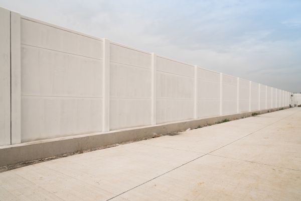 Concrete Fence Construction in Lenexa
