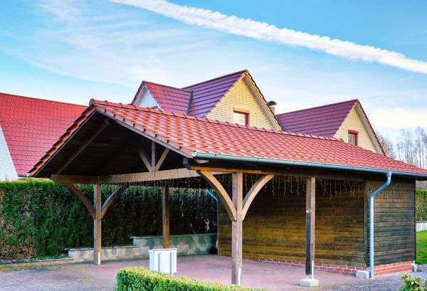 Carport Base Construction in Lenexa