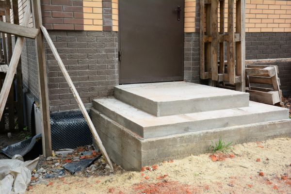 Cement Steps Construction in Lenexa