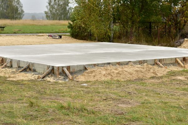 Garage Foundation Building in Lenexa