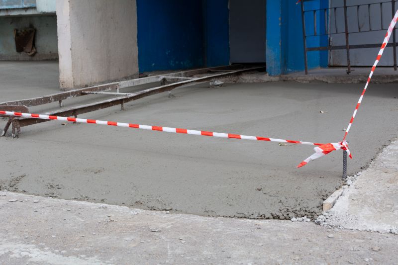 Garage Floor Installation detail